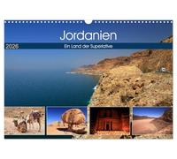 Jordanien - Ein Land der Superlative (Wandkalender 2026 DIN A3 quer), CALVENDO Monatskalender: Einzigartiger Mix aus Natur und Kultur