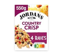 JORDANS - Céréales Country Crisp, 4 Baies Savoureuses, 550G - Lot De 4