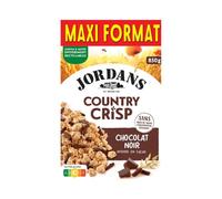 JORDANS - Céréales Croquantes au Chocolat Noir, Saveur Intense pour un Petit-Déjeuner Gourmand (850g) - Le Lot De 3