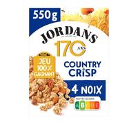 JORDANS - Céréales Croquantes aux 4 Noix, Saveur Authentique et Nutritive (Boîte 550g) - Lot de 3 - vendu par Lot