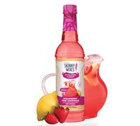 Jordan's Skinny Sirops | Faible teneur en calories | 0 sucre | Concentré de sirop de limonade à la fraise 750 ml