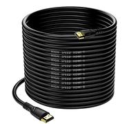 Jorenca 4K câble HDMI 20m(HDMI 2.0,18gbps) ultra rapide plaqué connecteur,retour Audio Ethernet,vidéo 4k@60hz Fullhd1080p 3D compatible HDTV,Blu-Ray,PC,Xbox,ordinateur portable, PS3/4/5/9,etc