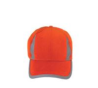JORESTECH Casquette de sécurité avec accents réfléchissants, Orange, taille unique