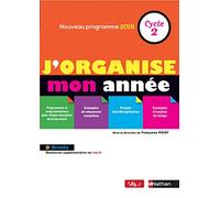 J'organise mon année - Cycle 2