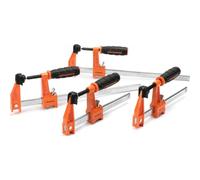 Jorgensen Lot de 4 pinces en acier de poids moyen (2-15 cm, 2-30 cm) 2391335 - Largeur de serrage (max.) : 30 mm - Dimensions du produit :