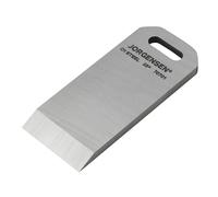 JORGENSEN Mini lame de rabot pour mini rabot en bois n°101, dureté élevée | Acier O1 de qualité professionnelle, longue rétention des bords, lame de rechange de 3 mm d'épaisseur