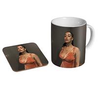 Jorja Smith Superbe tasse à café en céramique + dessous de verre