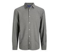 Jorjoshua Ls Ln Chemise à Carreaux en Flanelle, Sable, M