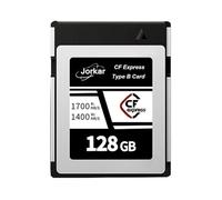 Jorkar CFexpress Type B Caméra Carte Mémoire 128Go pour Nikon Z6II/Z7II/D6/D5/D500,for Canon EOS-1DX/C300/C500/R5C R3,for Panaso GH6/S1/S1R/S1K, DJI Ronin 4D,RAW 8K 4K