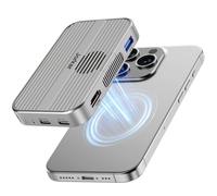 Jorkar Magnetic Docking Station, Boîtier SSD M.2 NVMe et Station d'accueil USB C 3.2 10 Gbit/s pour iPhone 17/16/15 Pro/Pro Max/Plus avec Ventilateur, Support SSD 2230/2242/2260/2280