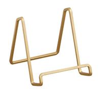 JORMFTTE Présentoir de chevalet de support de plaque de fil d'or en métal pour des livres, des photos et des plaques Label