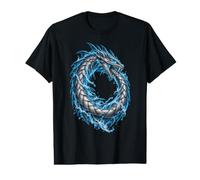 Jormungandr Le Serpent du Monde - Nordic Viking T-Shirt Graphique avec Valeur