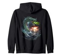 Jormungandr Midgard Serpent Epic Viking - Norse Mythology Sweat à Capuche
