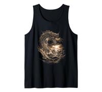 Jormungandr Midgard Serpent Sepia Viking - Norse Mythology Débardeur