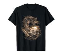 Jormungandr Midgard Serpent Sepia Viking - Norse Mythology T-Shirt