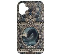 Jormungandr - Midgard Snake - Norse Mythology - Pattern Coque pour iPhone 16 Plus