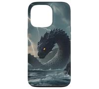 Jormungandr - Midgard Snake - Norse Mythology - Rising Ocean Coque pour iPhone 13 Pro