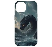 Jormungandr - Midgard Snake - Norse Mythology - Rising Ocean Coque pour iPhone 14