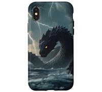 Jormungandr - Midgard Snake - Norse Mythology - Rising Ocean Coque pour iPhone X/XS