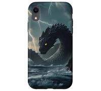 Jormungandr - Midgard Snake - Norse Mythology - Rising Ocean Coque pour iPhone XR