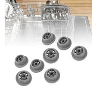 JOROBURO 8pcs Lave-Vaisselle Roues à Rack Inférieur, 165314 Remplacement de Cuisine Alimentation Parties en Plastique Accessoires, Lave-Vaisselle Roues Remplace la Pièce à Vaisselle pour