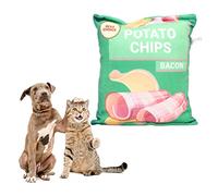 JOROBURO Jouets Interactifs pour Chien, Puzzle intégré en Papier Hochet Résistant aux Morsures, Sac à Collation Grinçant, Jouet pour Chien, Chips de Pomme de Terre, Jouet en Peluche
