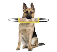 JOROBURO Oreiller de Morsure de Chien, Jouet de Traction Interactif en Lin Résistant aux Déchirures avec Poignée Réfléchissante, Jouet de Traction pour Chien, Oreiller de (Poignée