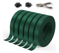 JORON Kit de Lamelles Occultantes PE 4,7cm x 450m - Bande Brise Vue Jardin Souple et Résistante avec 900 Clips - Installation Horizontale ou Verticale pour Panneau Grillagé et Clôture Rigide - Vert