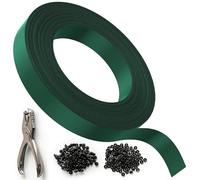 JORON Kit de Lamelles Occultantes PE 4,7cm x 75m - Bande Brise Vue Jardin Souple et Résistante avec 150 Clips - Installation Horizontale ou Verticale pour Panneau Grillagé et Clôture Rigide - Vert
