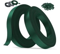JORON Kit de Lamelles Occultantes PVC 4,7cm x 150m - Bande Brise Vue Jardin Souple et Résistante avec 300 Clips - Installation Horizontale ou Verticale pour Panneau Grillagé et Clôture Rigide - Vert