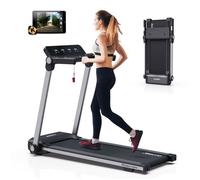 JOROTO F5 Tapis de course pliable 2,5 PS avec écran LED et 9 programmes Connectivité Bluetooth et APP, 1-14 km/h, spacieux 120×41cm