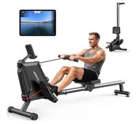 JOROTO JR30 Rameur D'appartement Silencieux Magnétique Résistance maximale de 40 kg avec Moniteur Bluetooth Charge Maximale 160 KG