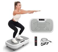 JOROTO JV30 Vibration Plate | Entraînement de Tout Le Corps pour la Maison| 9 Modes d'agitation | 99 Niveaux de Vibration | avec Bandes de résistance à Distance | Capacité de Charge 150kg