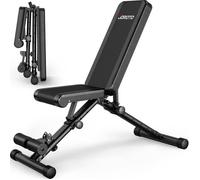 JOROTO MD35 Banc de musculation Pliable 3 en 1 - 8 positions ajustables - Formation diversifiée Stable et sécurisée Capacité 318 KG