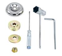 Jortmrd 7 Pièces Universelle Kit Fixation écrou Lame Boîte Morceaux Kit Ecrou Tete Debroussailleuse Accessoires Lames de Boîte Vitesse Métal pour Tondeuse à Gazon Brosse Cutter