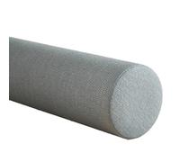 JORTUIO Cervical Oreiller Cylindrique Ergonomique en Coton À MéMoire De Forme 40/50/60/70/90 cm Oreiller Rond Cylindrique Support pour Cou Dos Et Jambes IdéAl pour Voyage Et Maison(Gris,20cmx50cm)