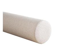 JORTUIO Cervical Oreiller Cylindrique Ergonomique en Coton À MéMoire De Forme 40/50/60/70/90 cm Oreiller Rond Cylindrique Support pour Cou Dos Et Jambes IdéAl pour Voyage Et Maison(Beige,20cmx90cm)