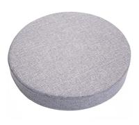 JORTUIO Coussin/Galette de Chaise Ronde 40/35/45/50cm Antidérapants Coussin de Siège Rond Exterieur/Intérieur Coussin D'assise Rond Jardin, Cuisine, Bureau, Salle à Manger(Gris,45x45cmx8cm)