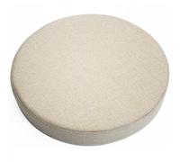 JORTUIO Coussin/Galette de Chaise Ronde 40/35/45/50cm Antidérapants Coussin de Siège Rond Exterieur/Intérieur Coussin D'assise Rond Jardin, Cuisine, Bureau, Salle à Manger(Beige,45x45cmx5cm)