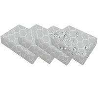 JORTUIO Housse De Coussin Exterieur Impermeable pour Salon De Jardin,Lot de 2/4 Housse Assise de Canapé avec Fermeture Éclair, Amovibles pour Intérieur Et Extérieur, Terrasse(Suit 2,63x68x12cm 4pcs)