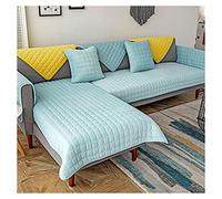 JORTUIO Housses de Canape/Couvre Canape d'angle 3/2 Places Gris Protège Canapé Griffure Chat Chien Couverture de Canape avec Accoudoirs Antidérapant Protecteur Canapé (Color : D, Size : 90x160cm1pc)