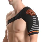 Jorun Epauliere Tendinite Epaule pour Hommes & Femme - Réglable Attelle Epaule pour Tendinite Epaule,Luxation et Blessure Articulaire(Couleur Orange,L/XL)