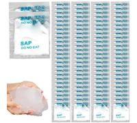 Jorzer 100 pièces de Gel de Caca Absorbant et désodorisant d'urine, Poudre Toilette Portable avec Sac d'emballage Soluble dans l'eau, déchets Toilette 'Urgence, Gel Pipi, Articles Sport.