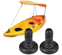 Jorzer Accessoires de Base de Montage pour auvent Kayak Kit quincaillerie Complet résistant à la Corrosion Comprenant Une vis et Un écrou 1 Paire pour auvent Bateau canoë Pare-Soleil