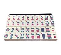 Jorzer American Mahjong Set 166 Tiles Mahjong Set Jeu avec des Carreaux de Carreaux Parfaits gravés de Sac Perfect