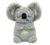 Jorzer Animal en Peluche respiratoire, Copain de Sommeil Koala respiratoire réglable à 5 Niveaux avec lumières Musicales sensorielles, Animal en Peluche Koala Mignon avec Mouvement
