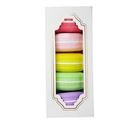 Jorzer Baume à Lèvres Macaron - Ensemble Cadeau à Baume à Lèvres - Hydratant, Nourrissant, Moisturizing - Myrtille, Fraise - 5 Unités - Mate - Bâton