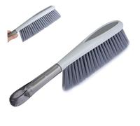 Jorzer Brosse à main de 37,1 cm avec poils en plastique souple, brosse à main avec poignée de suspension pour meubles, lit, voiture, banc, suceur plat, canapé, maison