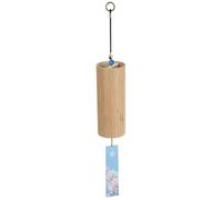 Jorzer Carillon éolien en bambou pour l'extérieur 41,9 cm à suspendre avec pendentif mélodie apaisante et harmonieuse pour extérieur, terrasse, jardin, balcon et église (corde G)