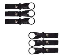 Jorzer Clip de Ceinture pour Bouteille d'eau, 6 pièces Clip pour Bouteille d'eau pour Ceinture, Boucle de Poche légère, Support Multifonction pour la Course, la Marche et la randonnée.